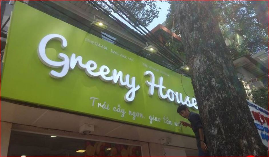 bảng hiệu alu chữ nổi