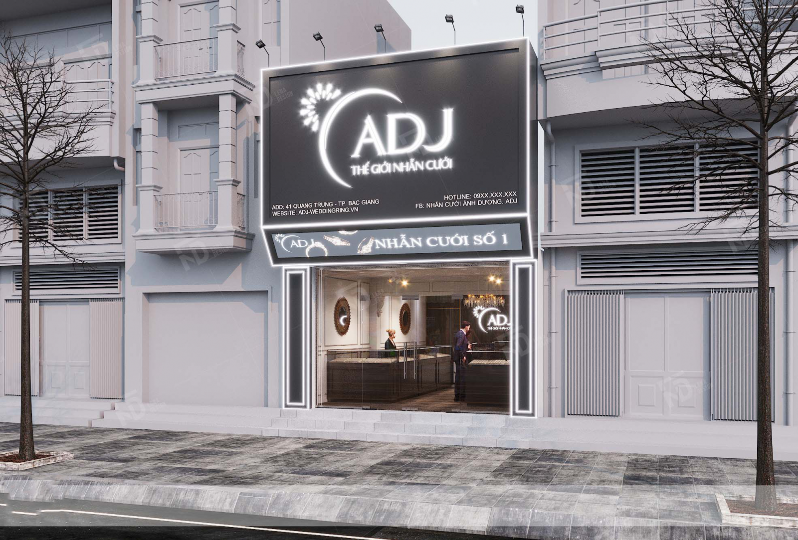 THIẾT KẾ THI CÔNG NỘI THẤT SHOWROOM